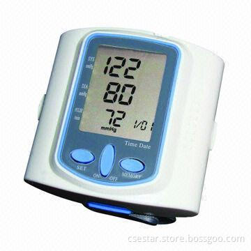 Wireless Wrist Digital Blood Pressure Monitor, 60 Groups Memory, Automatic Shut Off